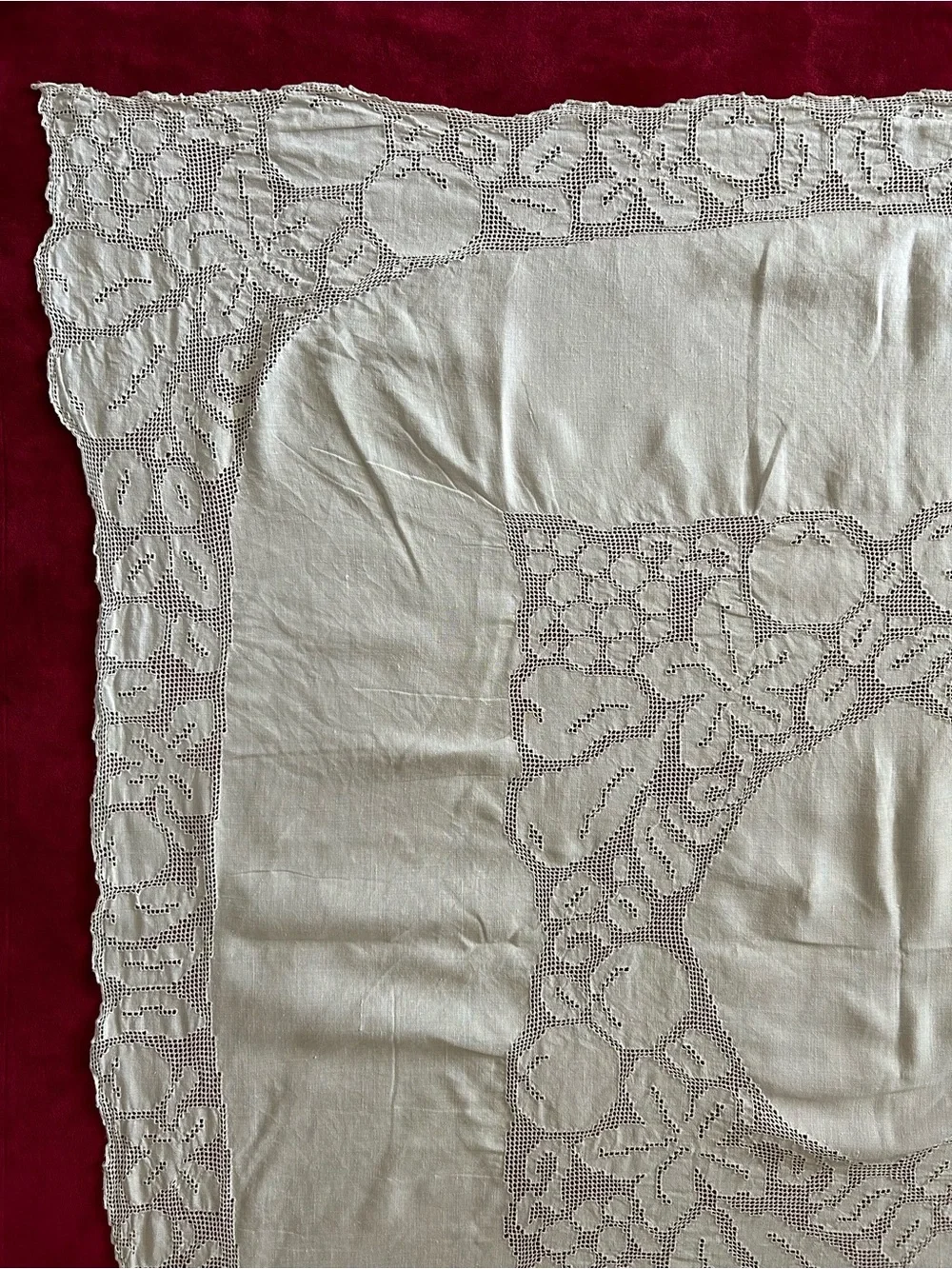 Handmade vintage linen